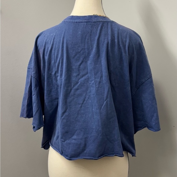 Calhoun NHL Surf & Skate Women's Oversized Drop Shoulder Acid Wash Cropped XL/L - Picture 8 of 13